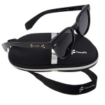 Focusfit Retro Round Unisex UV350 Sunglasses 6007PL-BL