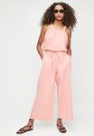 PoP Candy Cropped Top & Pants Set-pink