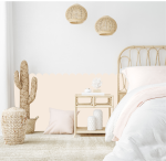 Scalloped Panel Wall Sticker- Cream