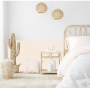 Scalloped Panel Wall Sticker- Cream