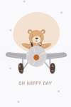 Oh Happy Day Bear - Wall Art Print - A1