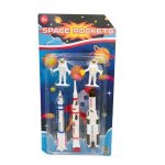 Space Set With 3 Rockets 5PC