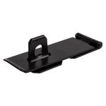 Blk Kaufmann Hasp & Staple 150MM H duty Jap Bulk