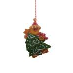 Snowman With Tree Cookie 8X2X11.3CM