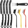 8 Pcs Cleaning Supplies Hard Bristle Crevice Cleaning Brush