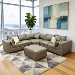 Oscar Corner Suite + Ottoman