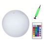2PCS Pool Toys 16 LED Glow In The Dark Beach Balls With 16 Colors Lights