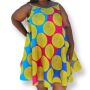 House Of Women Multi Cotton A-line Midi Dress