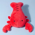 Squeaky Lobster Plush Dog Toy - Durable Chew And Interactive Play For Small Breeds
