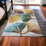 Smte 200CM X 150CM Modern 3D Geometric Design Carpet rug A24 With Keychain