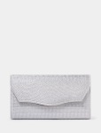 Hillary Heatfix Clutch - 0 Silver