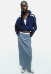 Cropped Windbreaker - Dark Blue