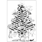 Colour-your-own Advent Calendar