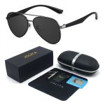 8255 Men's Aviator Sunglasses - Nylon Polarized Anti-uv Sunglasses