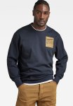 G-star Raw Tile Back Gr Loose R T Ls Ventura Interlock O - Salute