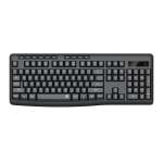Redragon BK-7367 Full-size Ergonomic Wireless Membrane Office Keyboard - BLACK-RD-BK-7367