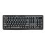 Redragon BK-7367 Full-size Ergonomic Wireless Membrane Office Keyboard - Black