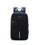 Astrum 15 Oxford Laptop Backpack With Lock And USB Charging Port - Blue / Black