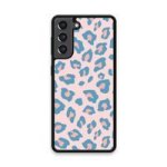 Custom Printed Tpu Cases - Samsung Galaxy S21 Samsung Galaxy S21 5G & 39 Baby Blue Leopard Print& 39 By