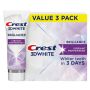 Crest 3D White Brilliance Whitening Toothpaste Vibrant Peppermint 3 Pack