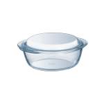 2 1LT Round Casserole Clear
