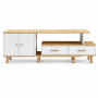 Extendable Tv Stand With Drawers White Entertainment Center Tv Console