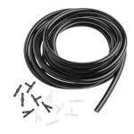 Rdxcv Windshield Washer Hose Kit 4 Meter Flexible Washer Fluid Tubing With 12 Leakproof Hose Connectors Rubber Wiper Fluid Tubin