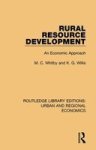 Rural Resource Development - An Economic Approach Hardcover