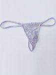 1PCS Men's Lace Sexy Underwear Breathable Comfy Buttocks Thongs Underpants Athletic Supporters Tanga T-back