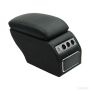 Car Sliding Armrest Box With USB And 3 Cigarette Lighter Ports