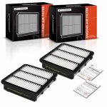 A-premium 2-PC Engine Air Filter Compatible With Honda Accord 2018 2019 2020 2021 2022 2.0L Turbocharged Replace 172206B2A00 172