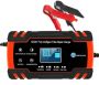 Gb Car Battery Charger 12V/8A 24V/4A Automatic Smart Battery Charger-black