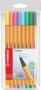 Point 88 Fineliners - Pastel 8 Pack - F 0.4MM Nib
