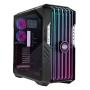 Cooler Master HAF700 Evo Atx Ultra Case Huge Io Front Lcd Panel Argb 5 Included Argb Fans