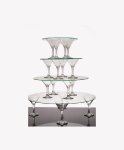 Cupcake Stand Glass 4 Tier