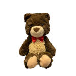 Plush Grizzly Bear W red Bow 62CM