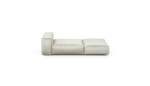 Lounger - Velvet - Creme - 220CM X 105CM