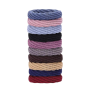 50 Piece Colorful Elastic Hair Ties For Women - Multicolor