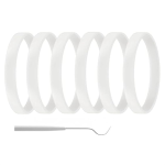 6PACK Gaskets Replacement Seal 3 94INCH O-ring Blender Replacement