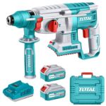 Total Tools - Rotary Hammer Drill With 2 X 4AH Batteries And Charger