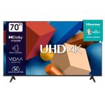 Hisense 70 A6K 4K Uhd Smart Tv With Hdr & Dolby Digital