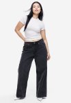 Curvy Fit Wide Regular Jeans - Black