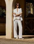 Posey Linen Wide Leg Pants - 20 Porcelain