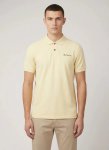 Ben Sherman Ben Polo Wax Paper Polo Shirt - XXL Yellow