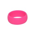 Men's Plain Silicone Rings - Colour Selection - Pink 10