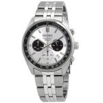 Seiko Chronograph White Dial Men's Watch SSB425P1