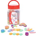 Junior Rainbow Pebbles - Clear - Jar Of 36PCS By