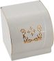 Toilet Paper Holder Vintage White & Golden Redstar Antique