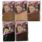 2 Pieces set Stretch Mesh Wig Cap - Free Size Hair Net For Weave Hairnets And Wigs - Comfortable And Secure Fit