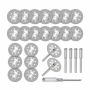 Compatible With Dremel Diamond Cutting Discs 22MM 20-PIECE